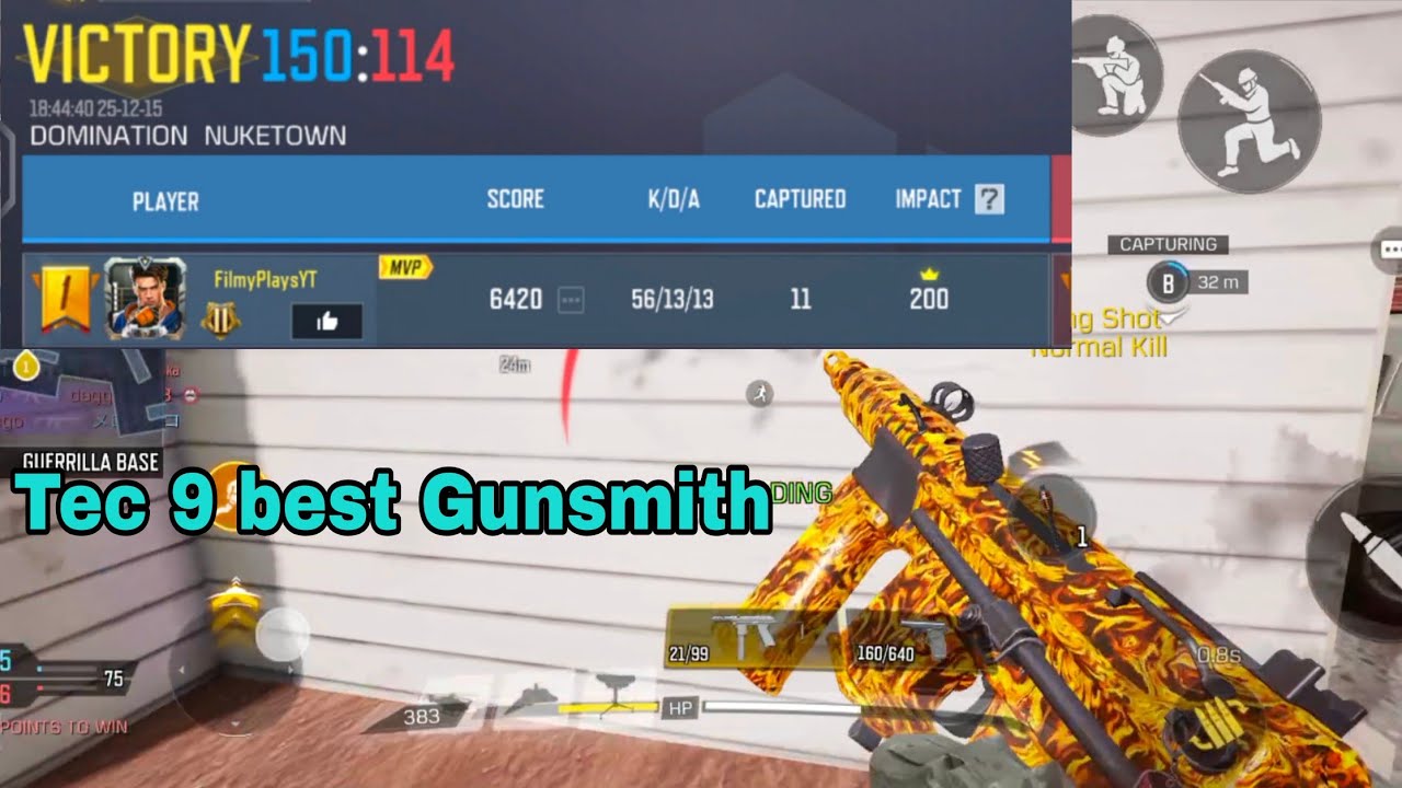 56 kills insane 1 v 4 Rank Match RANK Reset Chill Gameplay CODM tec 9 best Gunsmith 
