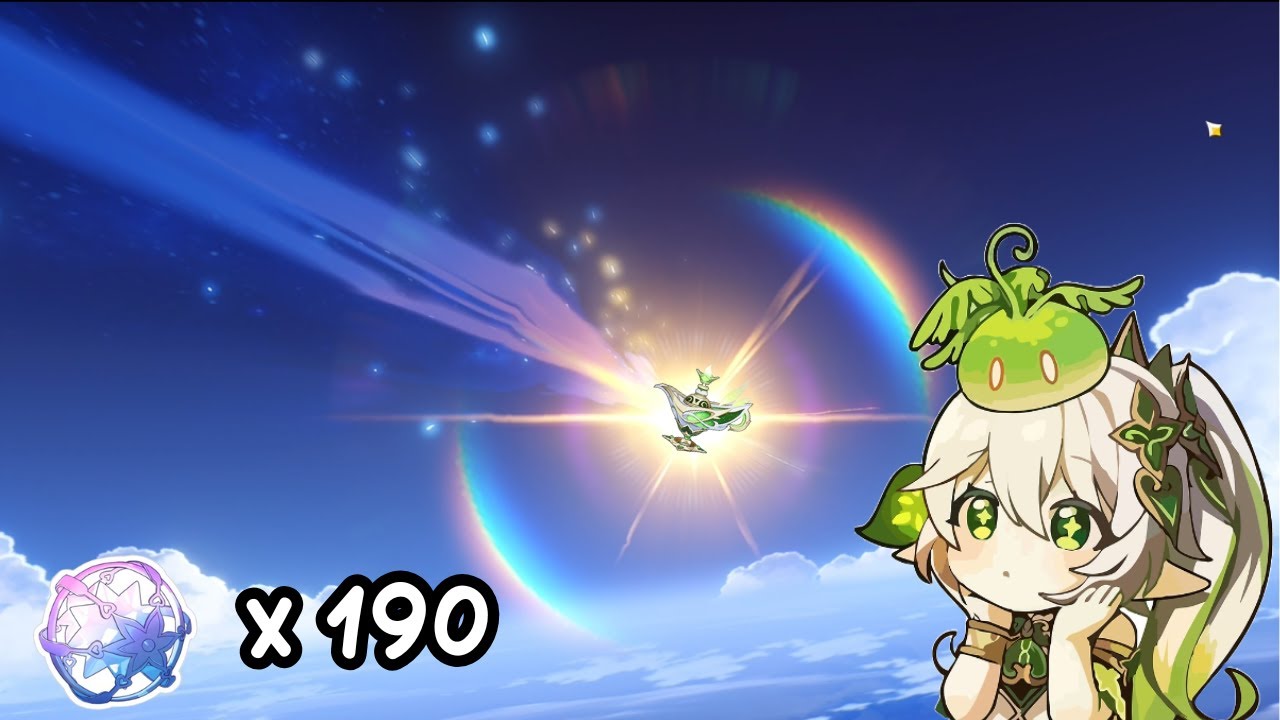 190 Pulls for C2R1 Nahida And Her Signature ... Was it enough?