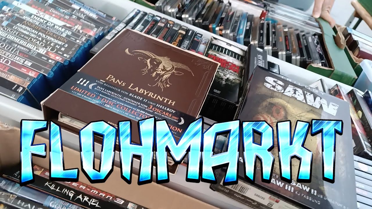 FLOHMARKT LIVE ACTION #83💥Ein absolut GEILER Trödelstand💥Games, Merch &  jede Menge Metal & Horror