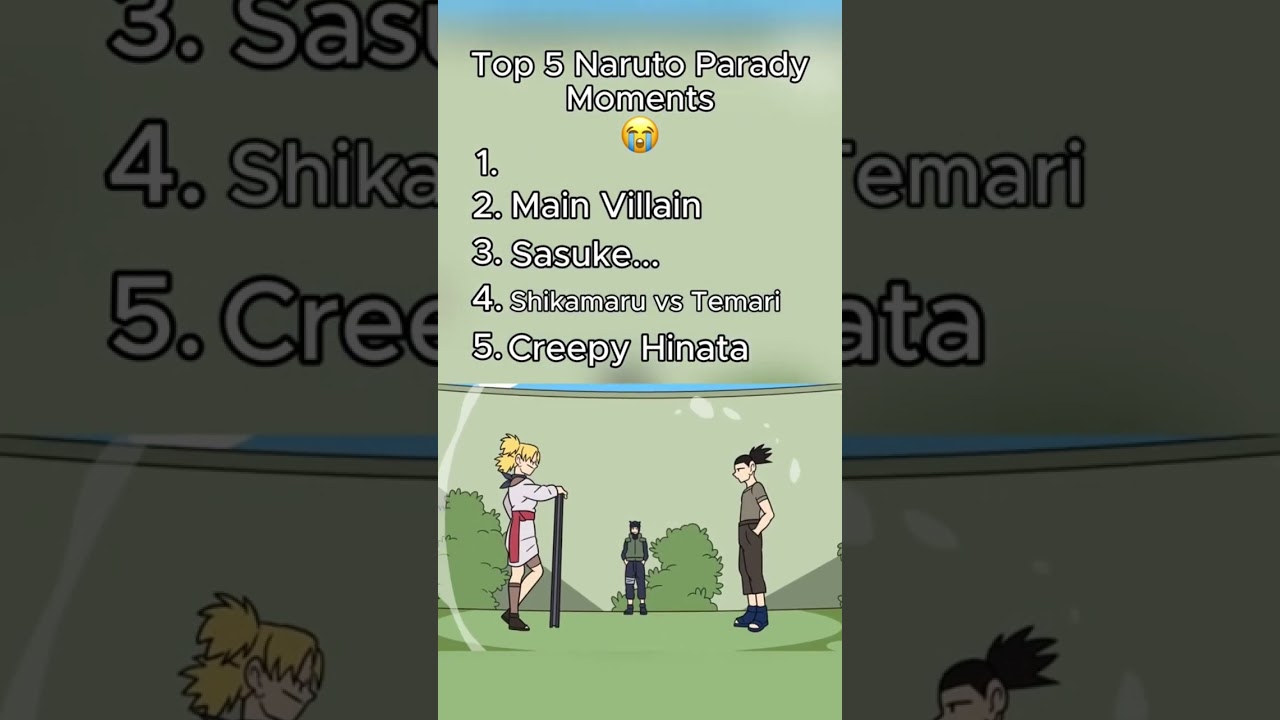 Top 5 Naruto Parody Moments 