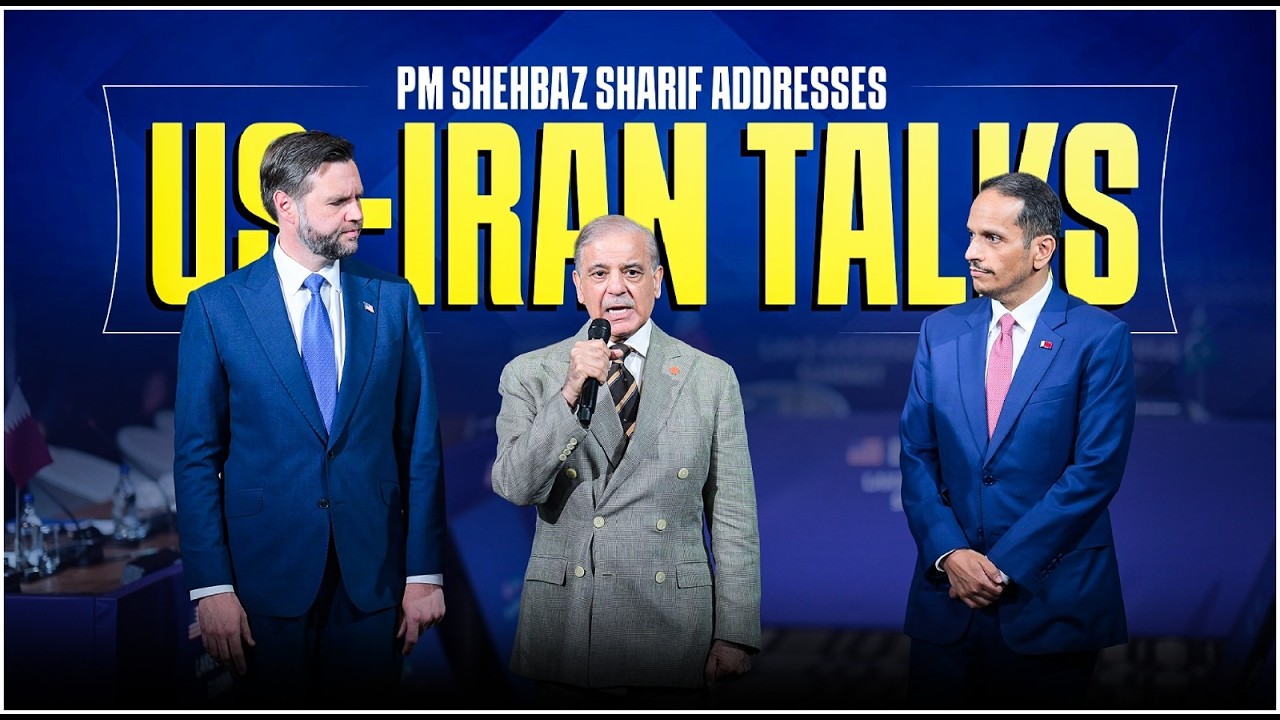 PM Shehbaz Sharif Addresses US-Iran Talks in Switzerland | Pakistan For Peace