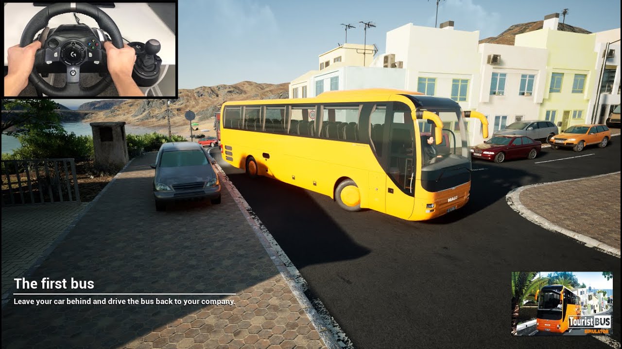 Bus Driver First Day - Tourist Bus Simulator || Logitech G920 Gameplay 2