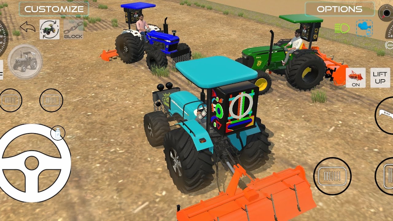 || SONALIKA AND ROTAVETAR AND SIMULATOR FARMING GAME 