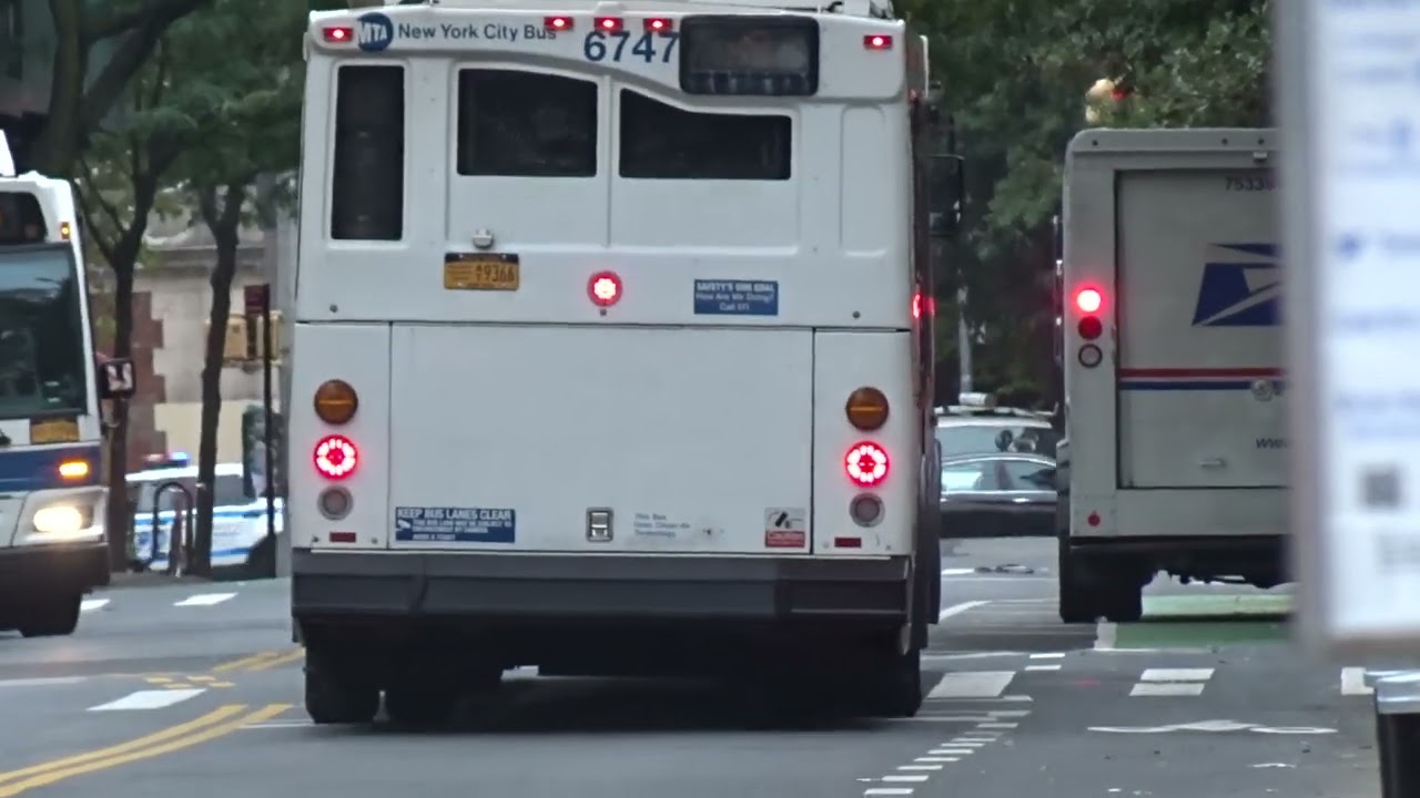 MaBSTOA Last Look: Old Gen Orion VII #6747 On A Battery Park City-bound M9
