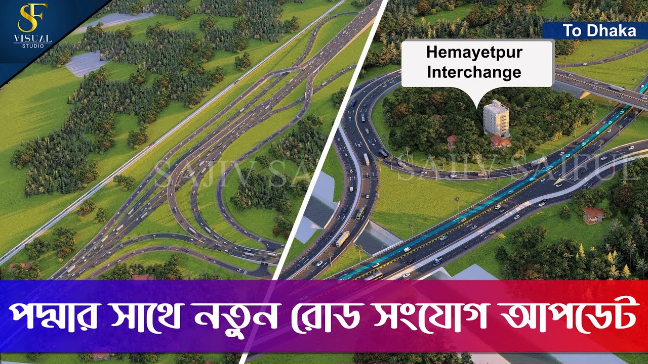 Dhaka Middle Ring Road Haymayetpur to Kalakandi, Kalakandi to Madanpur Update Animation