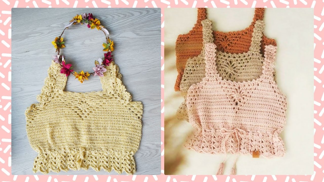 Top Rania a Crochet ✨💛