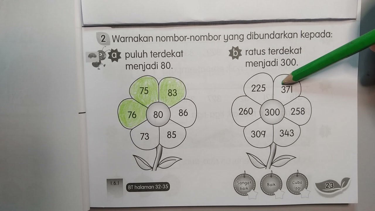 Buku Aktiviti Matematik Tahun 2 Muka Surat 23 KPM