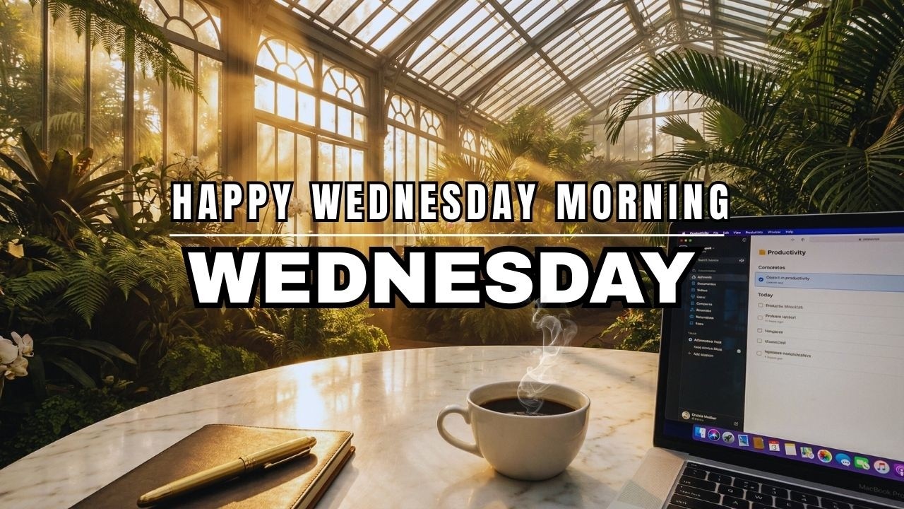 🔴 Happy Wednesday Morning ☀️ Luxurious Glasshouse Jazz & Bossa Nova for Deep Focus