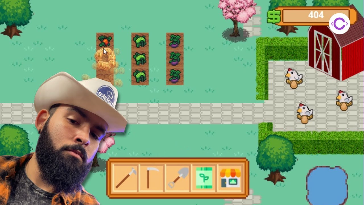 Criando um game de Fazenda estilo Stardew Valley no Construct 3 | Happy Farm 🐔 | Academia Gamer S1E2