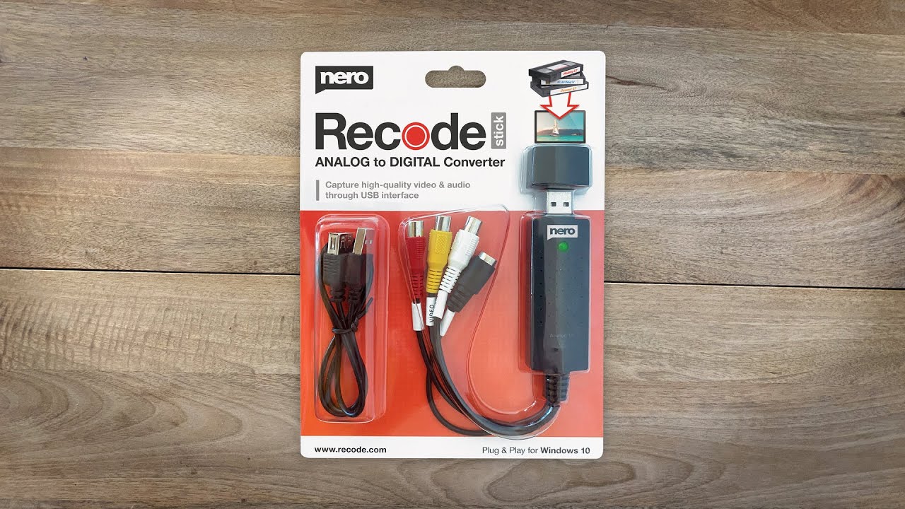 Nero Recode Stick - How to digitize your analog Videos