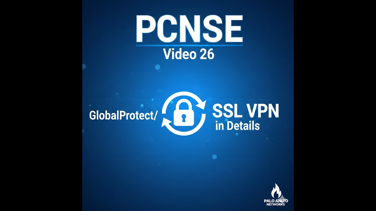 PCNSE Video 26 GlobalProtect/SSL VPN in Details