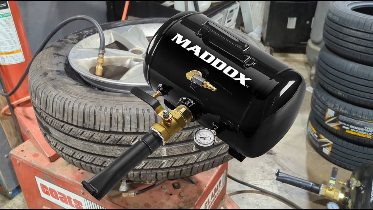 Бортоукладчик/герметик для шин от Harbor Freight - MADDOX Bazooka