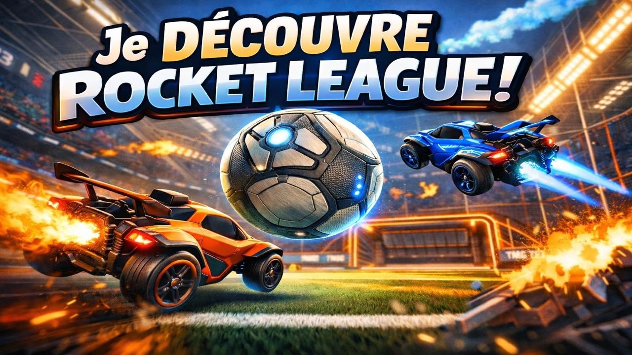 🚀 Je découvre Rocket League  ! ⚽🔥