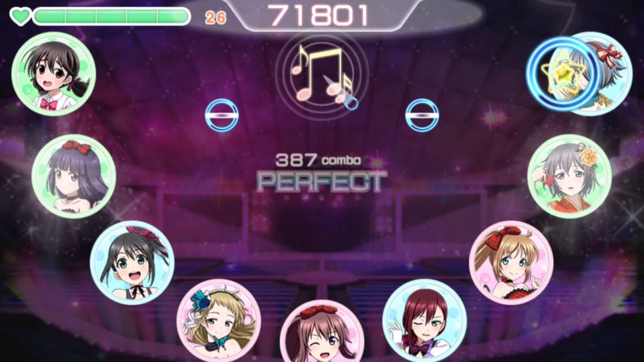 ラブライブ！ スクフェス Snow halation [MASTER] Full Combo 判定強化なし (All N cards)
