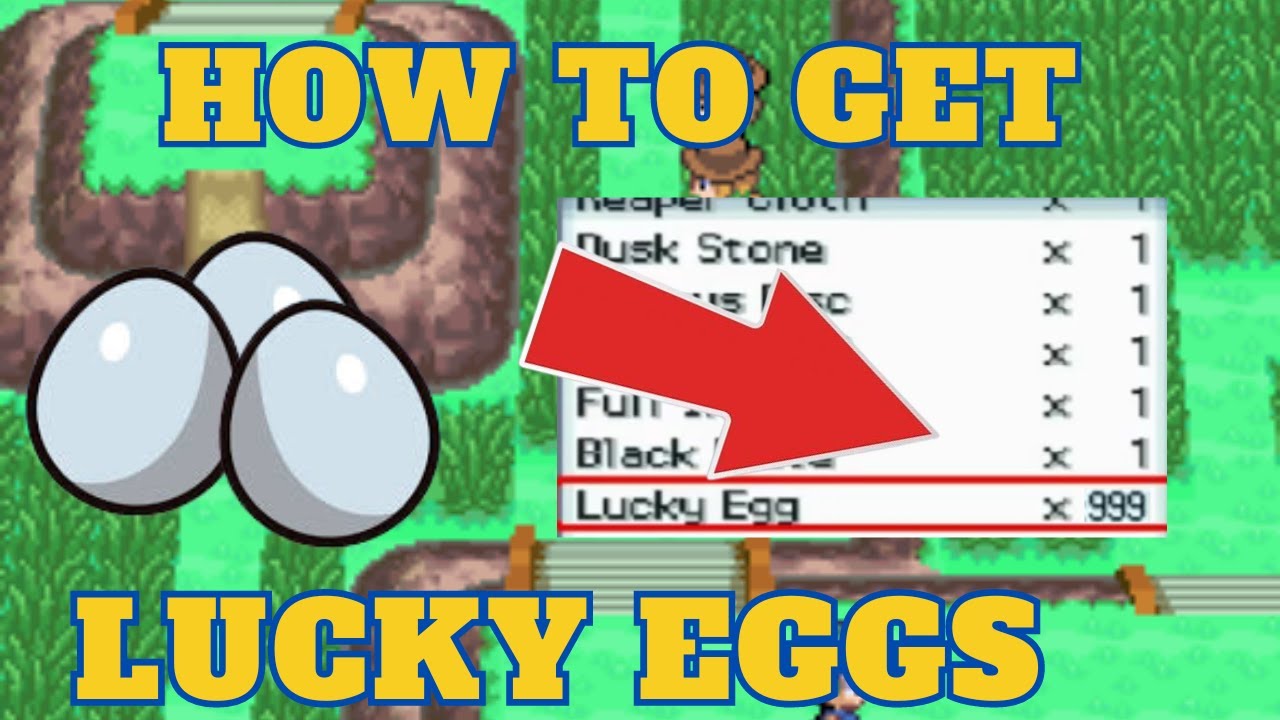 How To Get LUCKY EGGS in Pokemon Platinum FAST!
