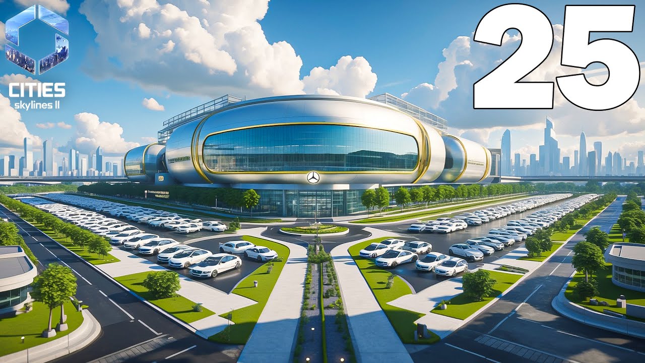 Building Billion-Dollar Car Factory - Cities Skylines 2 - Part 25