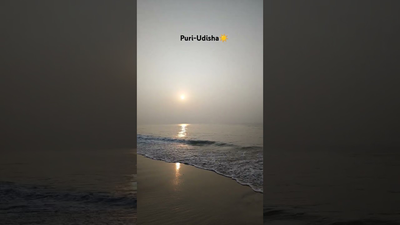 Sunrise at Puri-Udisha |Unbelievable scenery #shorts #nature #sunrise #puri #beach