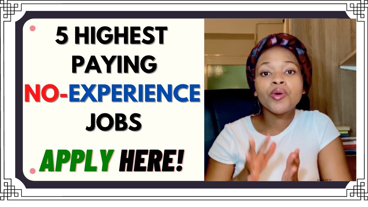 Highest Paying NO-EXPERIENCE JOBS//Legit online jobs 2020