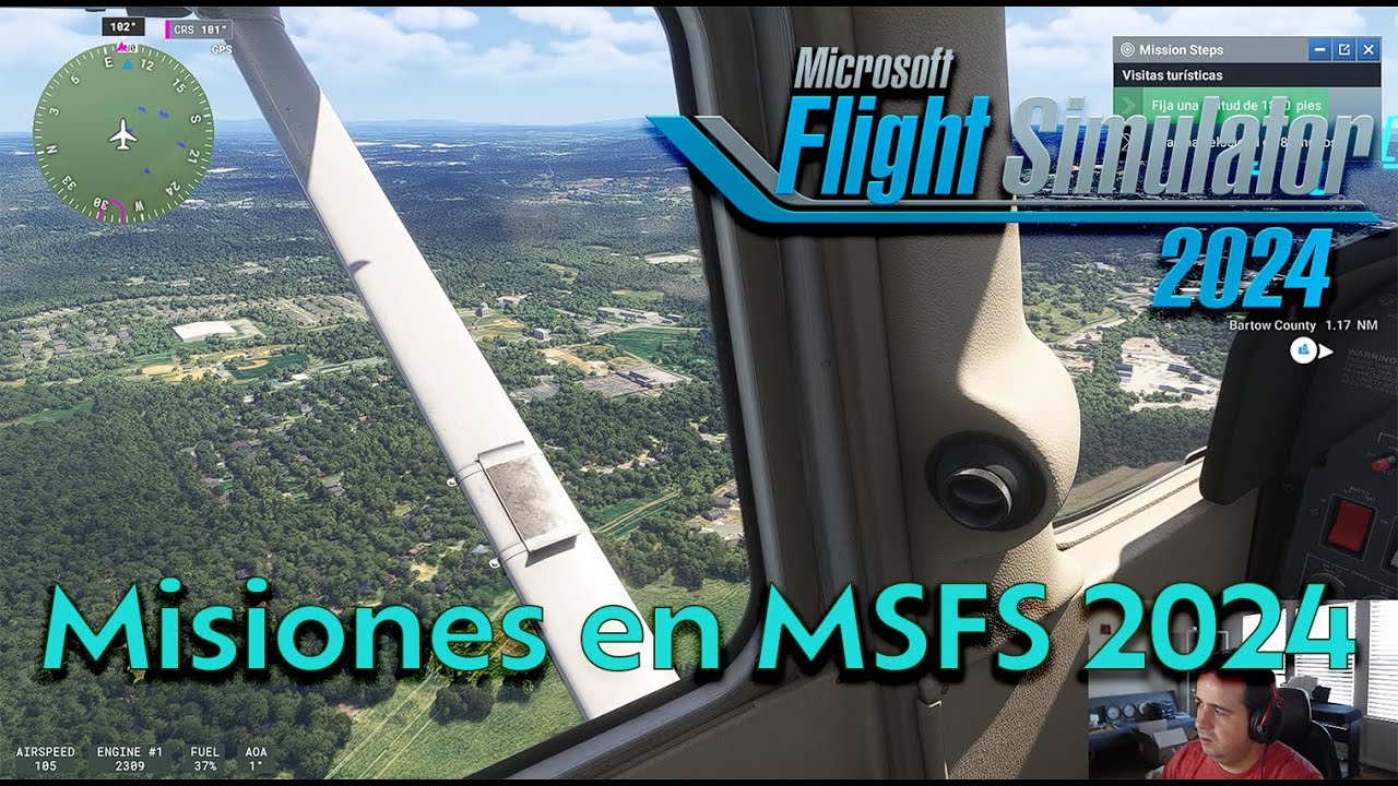 Flight Simulator 2024 - Explorando las misiones!