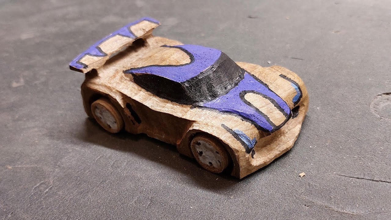 How to make a little Wooden Toy Car with Powertools woodworking Project