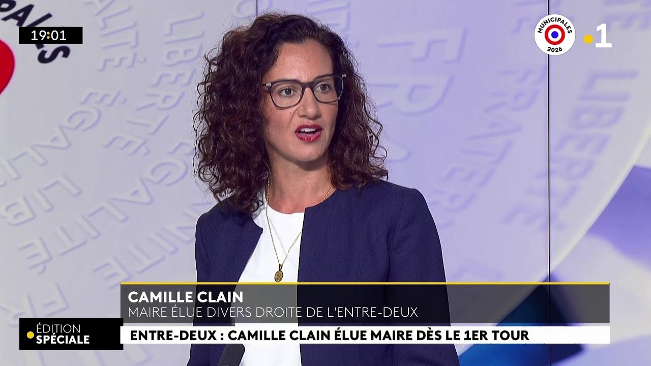Invitée plateau : Camille Clain, maire de l'Entre-Deux