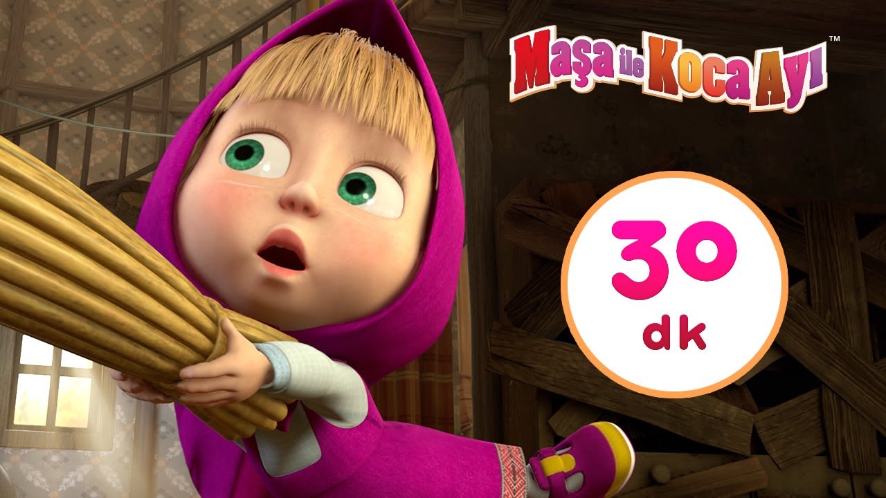 Maşa İle Koca Ayı - 🍁 İlkbahar&rsquo;a Kadar Uyandirma 🦔  Paket 19 🎬 30 dk