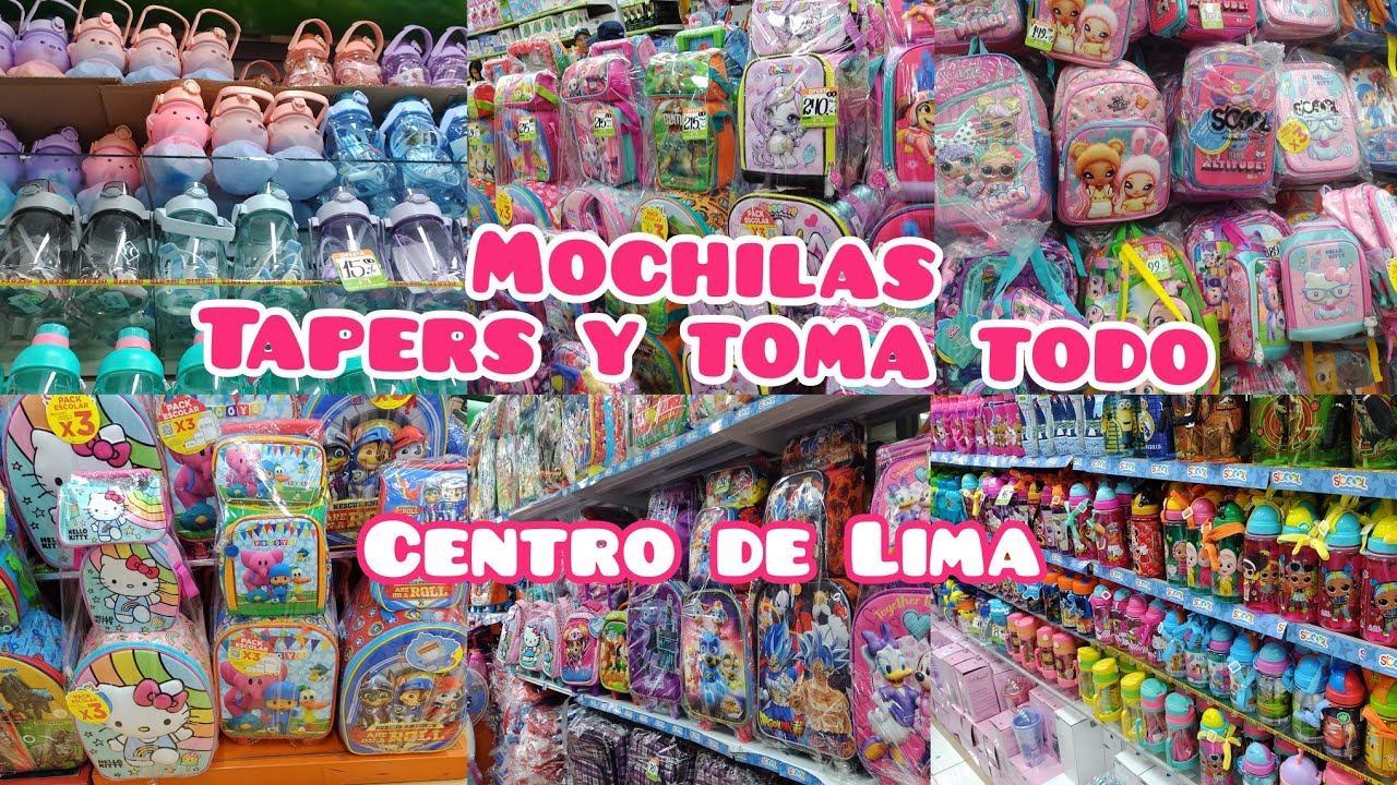 Mochilas y tapers Centro de Lima