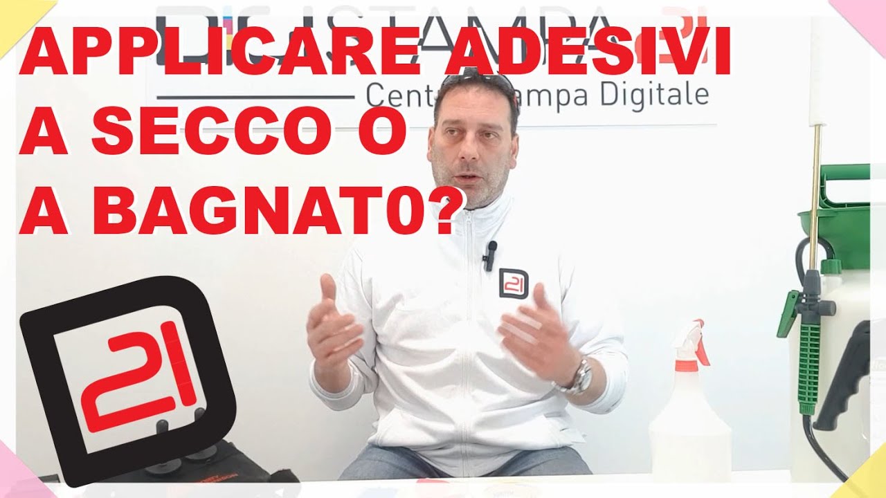 Applicare adesivi a secco o a bagnato? Approfondiamo l'argomento.