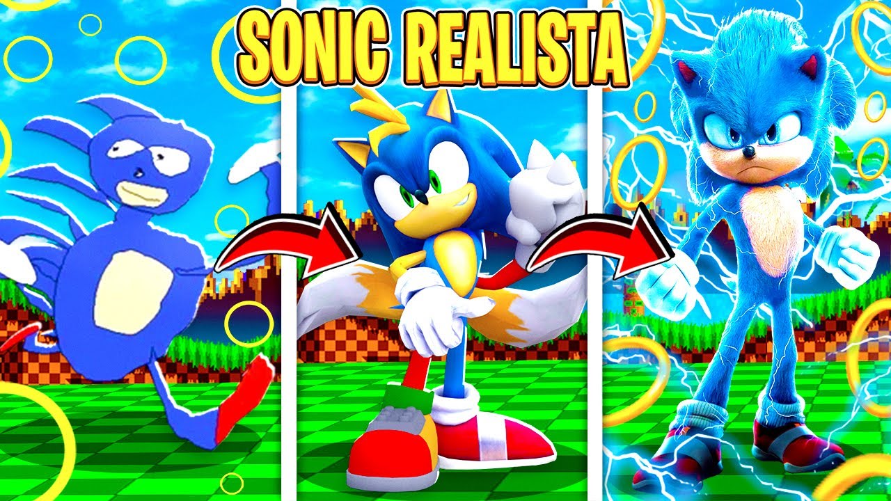 SONIC MAS FICA CADA VEZ MAIS REALISTA😃