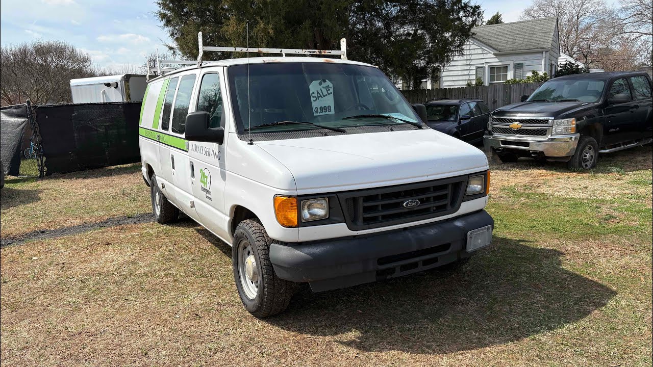 2004 Ford E-150 E150 Work Van, Quick Tour & Walk-Around