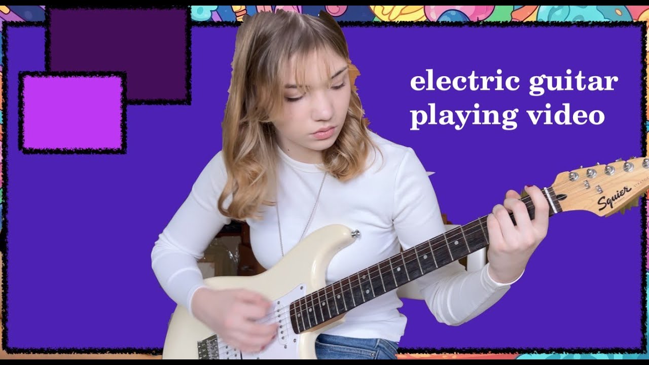 electric guitar playing video / new composition on electric guitar ( official music video )