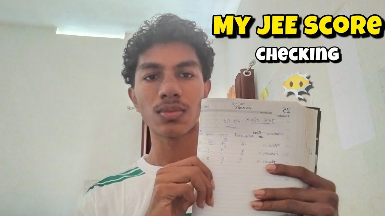My JEE score checking..🥹💔