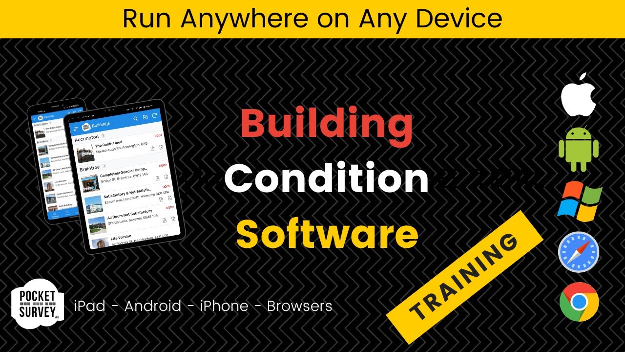 💥Building Condition Survey Training with PocketSurvey Surveying Software 💥 Training Video 💥