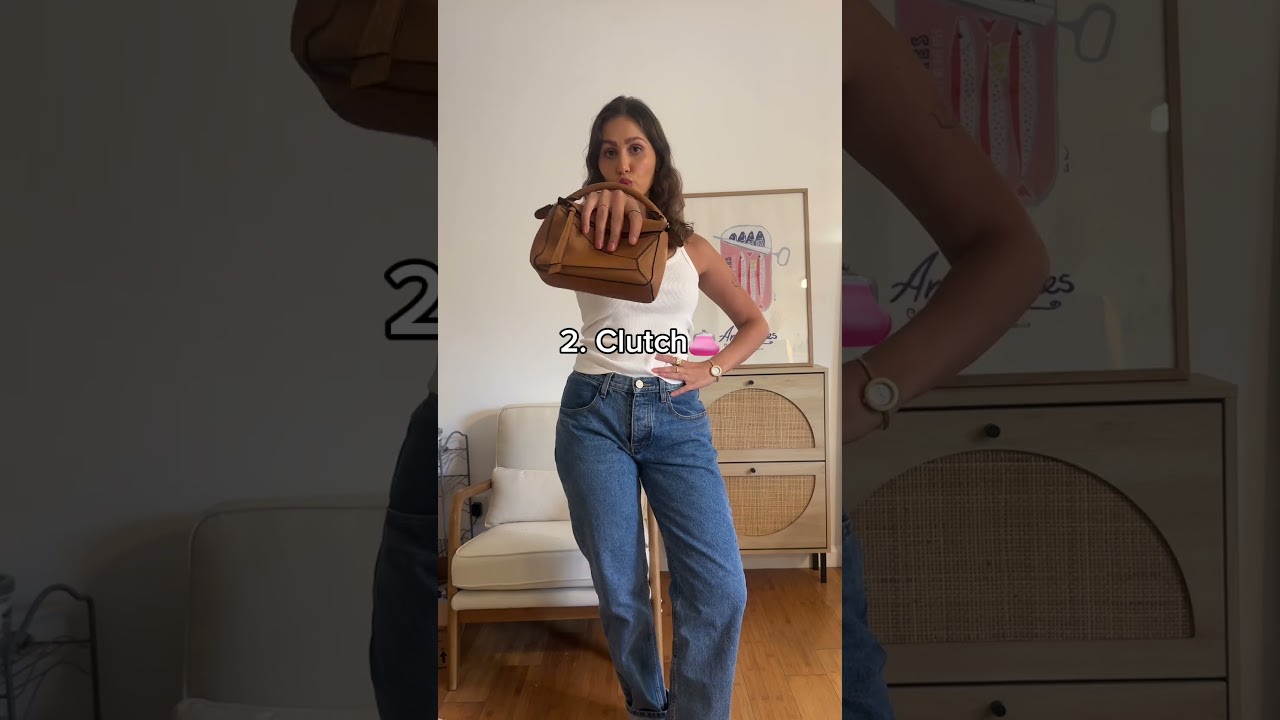 4 ways to wear one of fav bags, the Loewe mini puzzle bag🧩