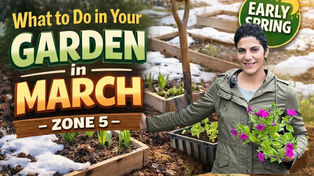 What to Do In Your Garden In March - Zone 5 🌿