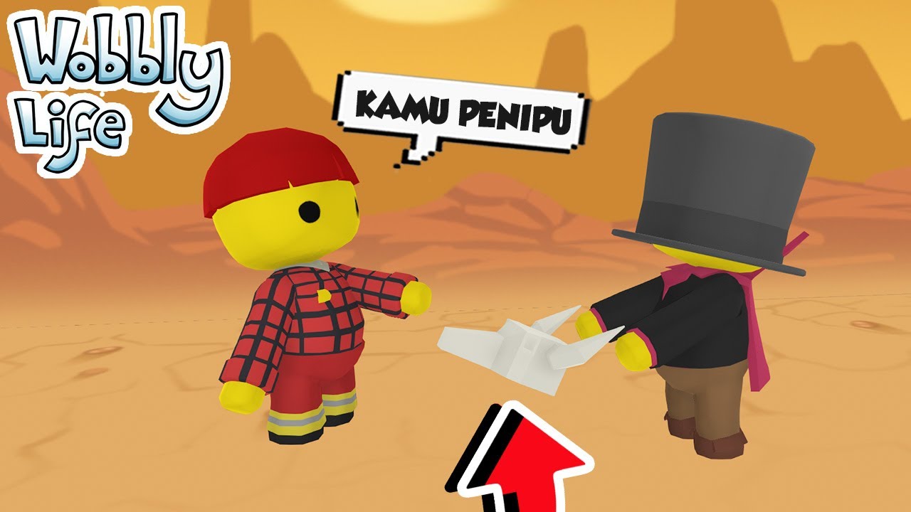 KITA BIKIN DRAMA PESULAP MERAH PALING NGAKAK DI WOBBLY LIFE!!!