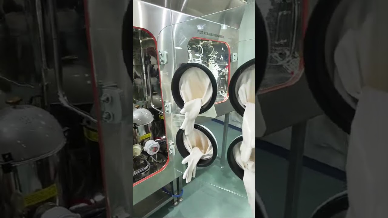 API R&D Line Isolator &ndash; OEB-5 | Dual 2.5 L Glass Reactors, Rotavapor & Vacuum Tray Dryer