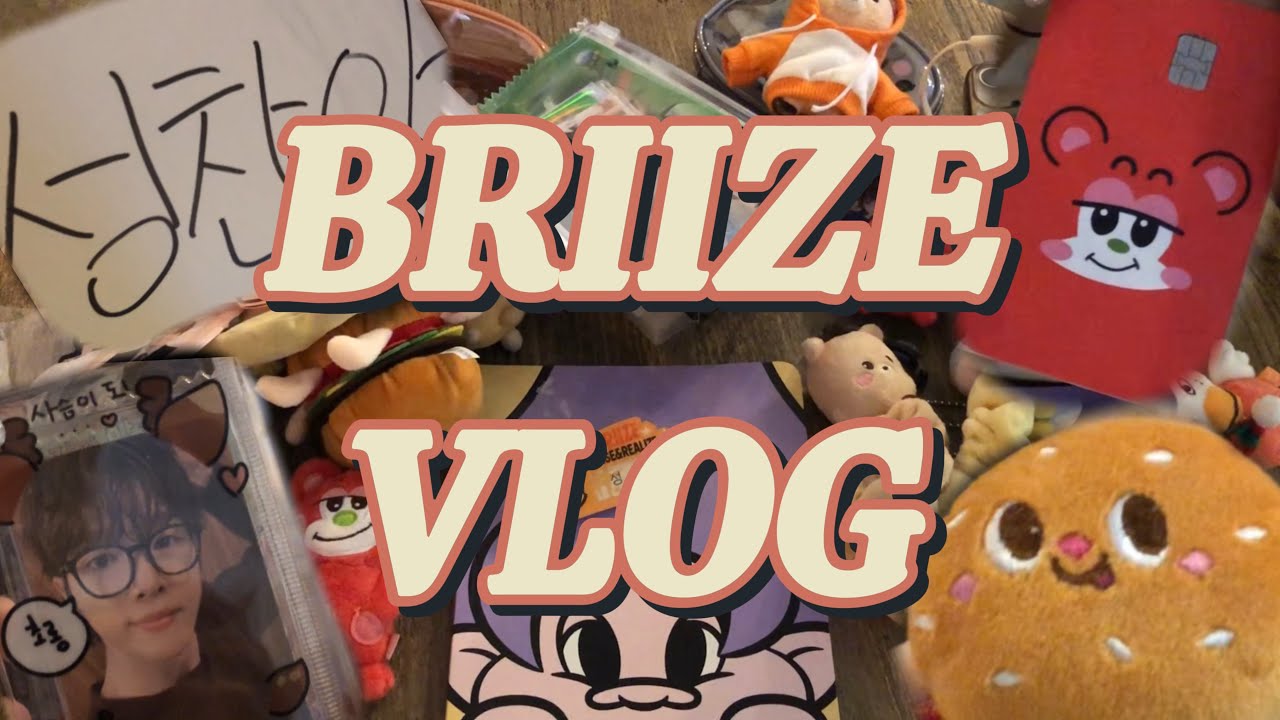 [브리즈 브이로그] WHAT’S IN BRIIZE BAG 2탄 • 브리즈 가방에는 뭐가 들었을까 (O_O) • 숑프