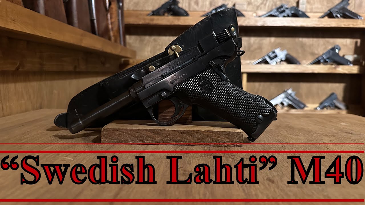 Husqvarna “Swedish Lahti” M40 (9mm Luger) History & Shooting Demo