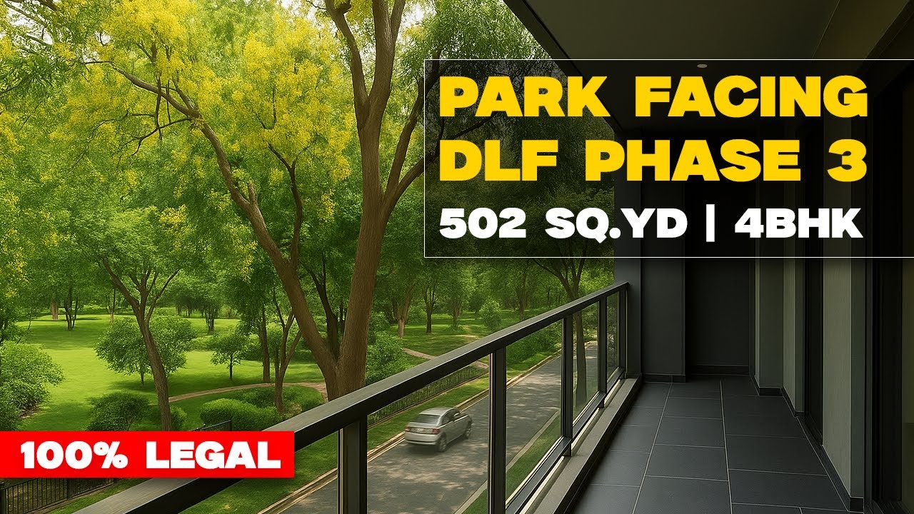 Luxurious 4 BHK Builder Floor in DLF Phase 3 | Gurgaon | PARK FACING | TOP FLOOR TERRACE AVAILABLE