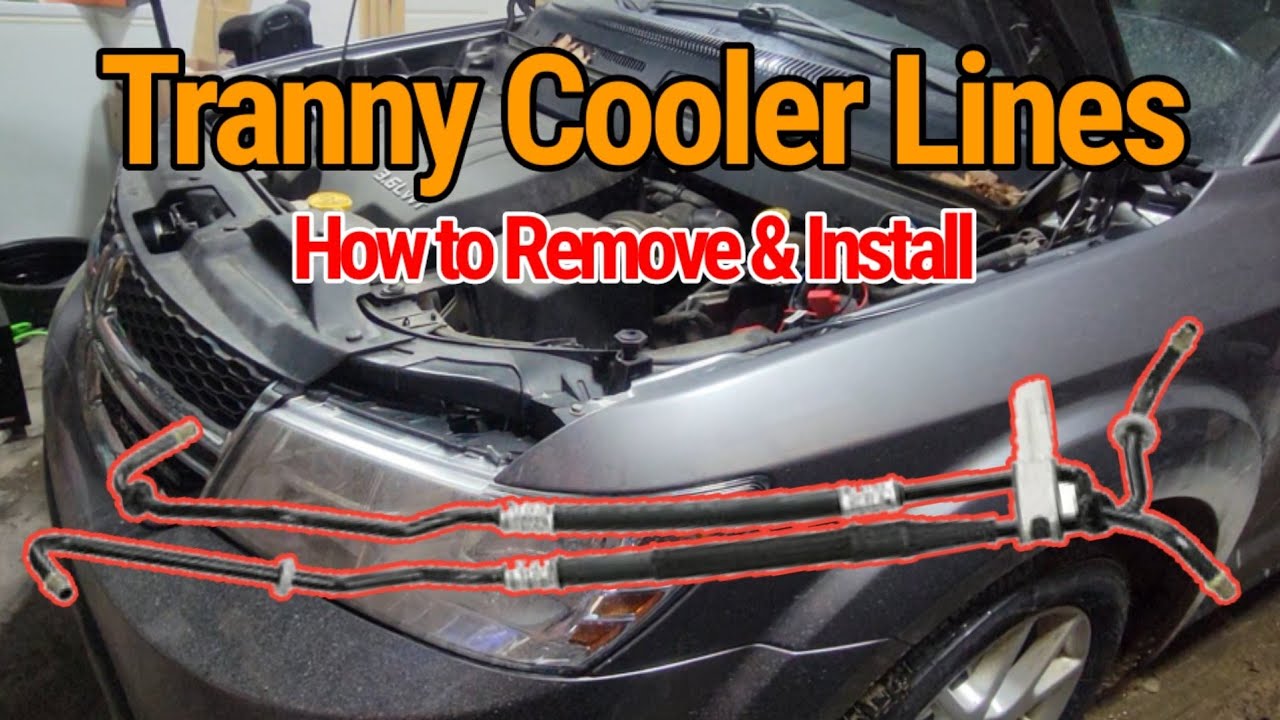 Video1: Dodge Journey 2012 -19  Engine3.6L 2.4L D.i.Y Transmission Lines leaks!#mechanic #automotive