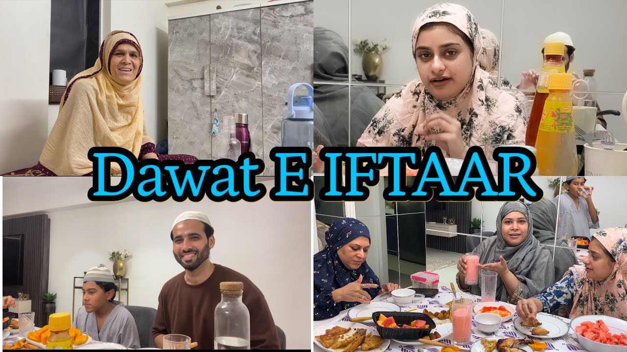 Dawat-E-IFTAAR in sasural ❤️ |AnamDarbar|ShezaanShaikh|Reshuz|Moonzarin Ramadan Vlog