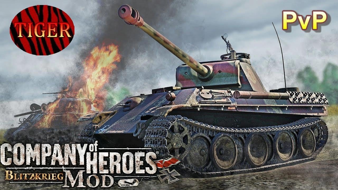 CoH Blitzkrieg Mod PvP _ Hard 1v1 Gameplay