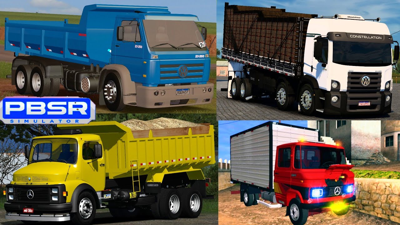 🔥Os 10 Melhores Caminhoês e Mais baixados do Proton bus simulator