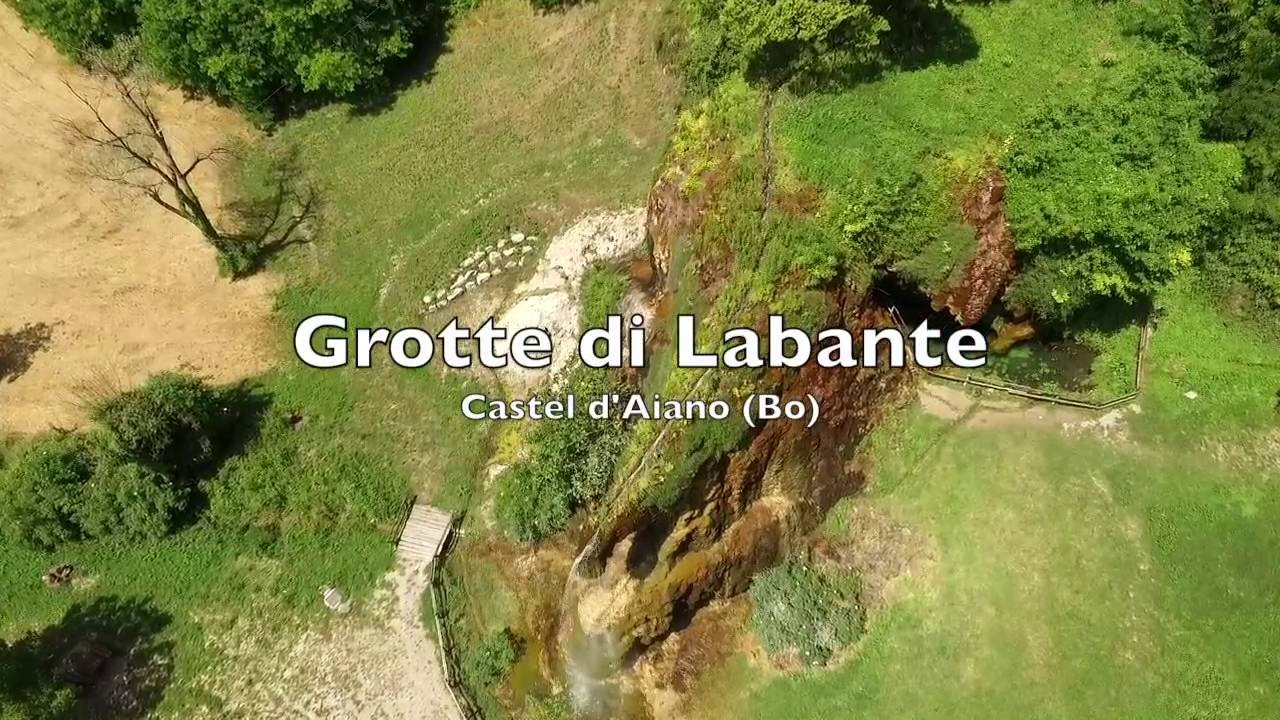 Grotte di Labante in volo - Castel d'Aiano (Bo)
