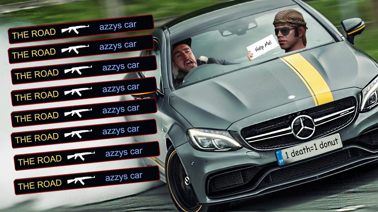 CSGO - death = donut in my car challenge (FUNNY MOMENTS)