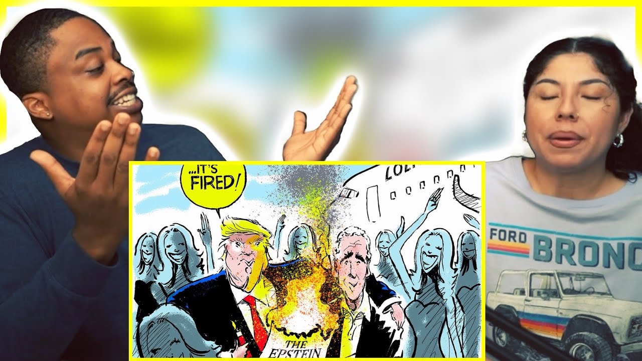 AMERICANS REACT TO GERMAN POLITICAL SATIRE TRUMP/EPSTEIN FILES