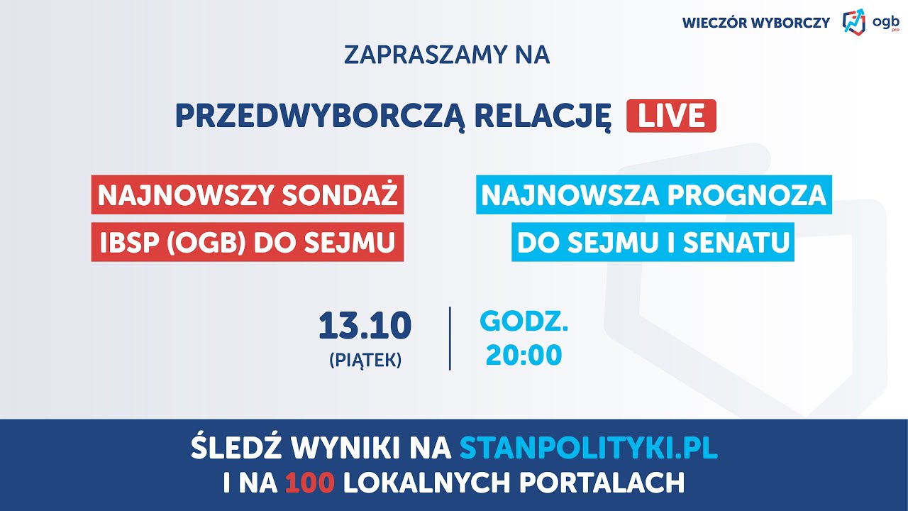 Przedwyborcza relacja live - OGB Pro