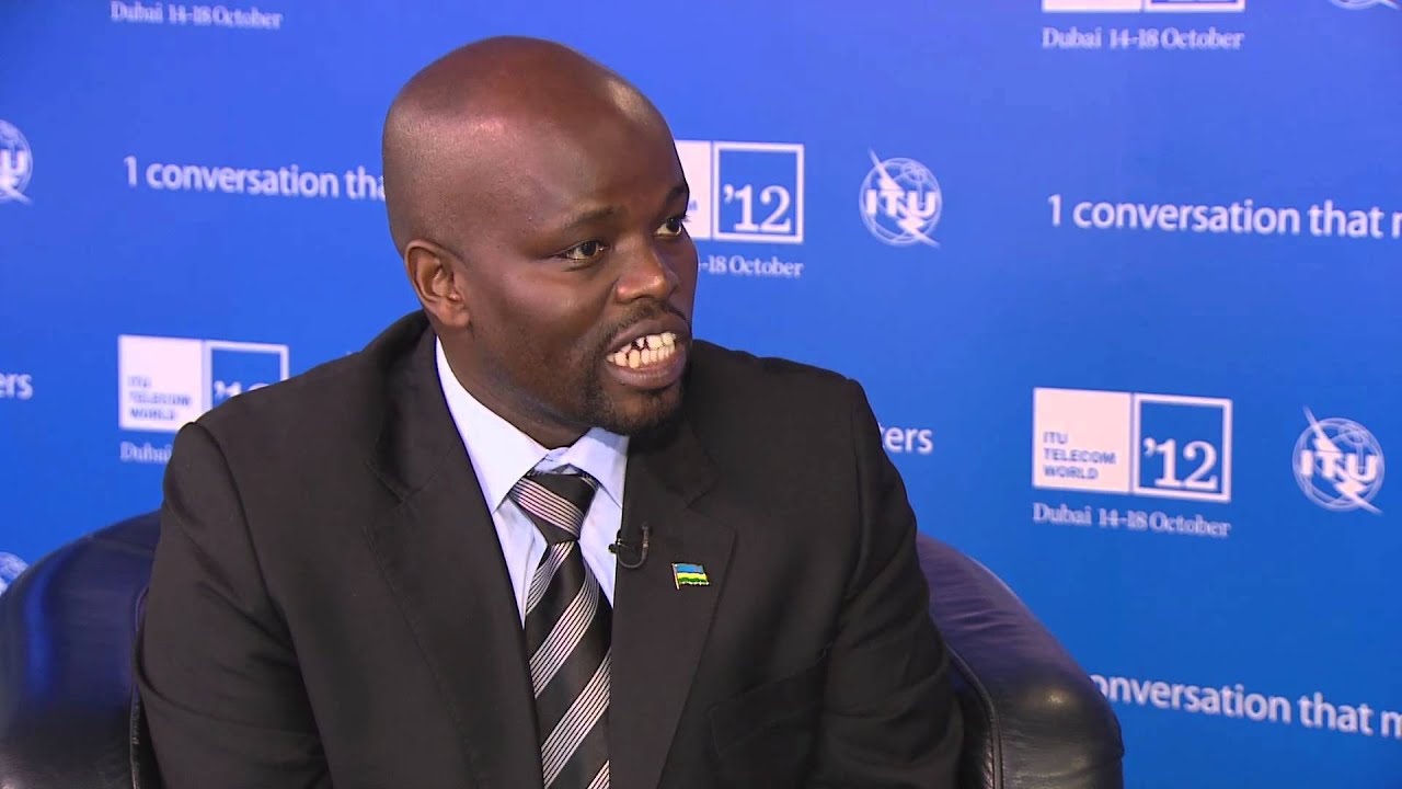 Hon. Jean Philbert Nsengimana, Minister, ICT, Rwanda @ ITU TELECOM WORLD 2012