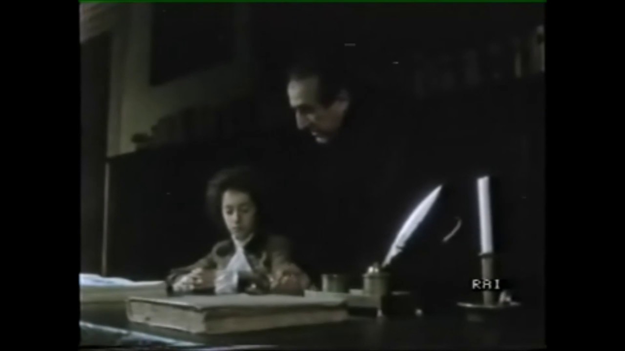 Padre Martini (Arnoldo Foà) insegna al giovane Mozart